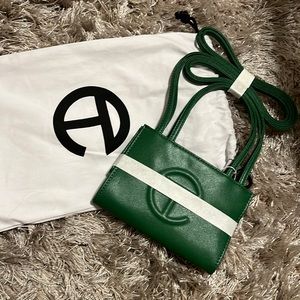 Telfar Small Greenscreen Shopping Bag